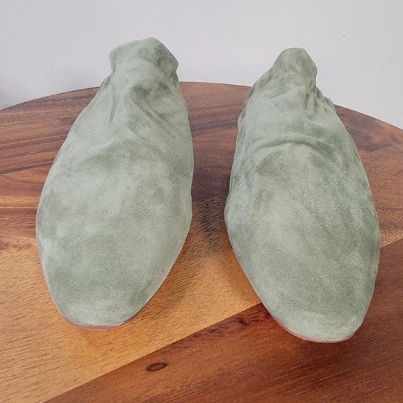 Matisse Vienna Sage Green Suede Women's Mules Size 9.5 - Picture 6 of 15